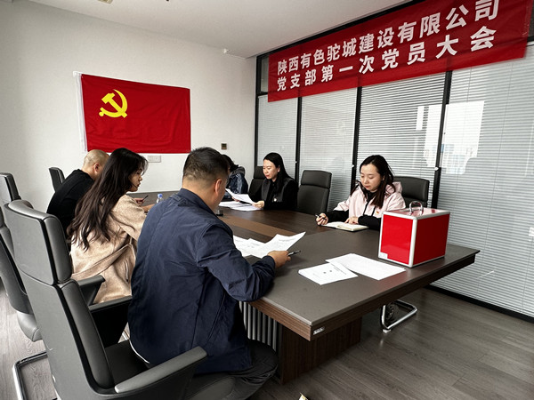 凝心聚力啟新程，有色駝城黨支部正式成立！