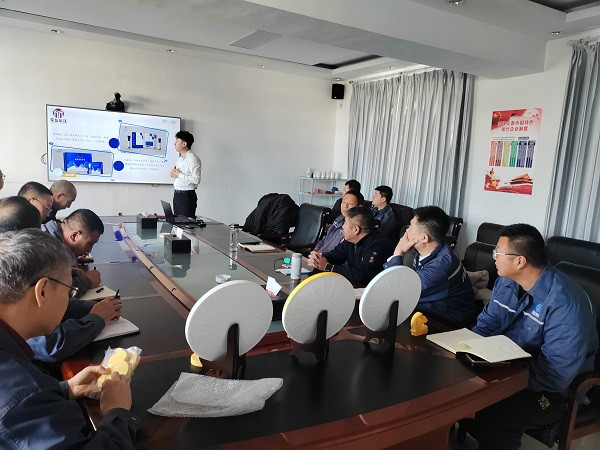 攜手發(fā)展，合作共贏，蒙鹽科技到額鹽公司宣講大青鹽益生菌系列產(chǎn)品